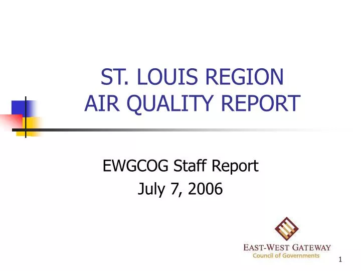 st louis region air quality report