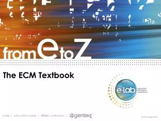 The ECM Textbook
