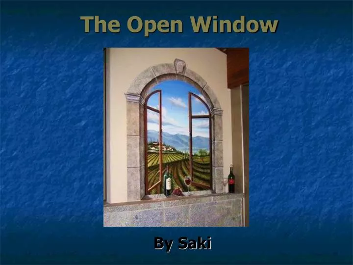 the open window
