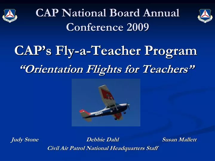 cap national board annual conference 2009