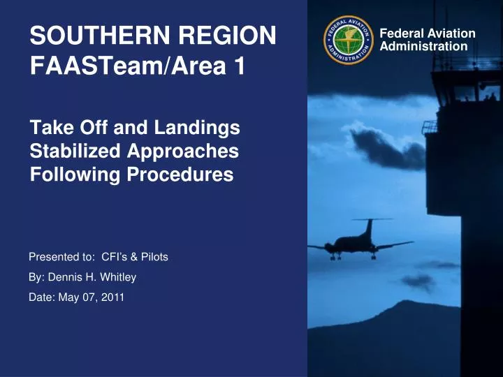 southern region faasteam area 1