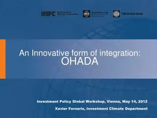 An Innovative form of integration: OHADA