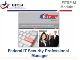 Federal IT Security Professional - Manager