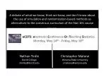 Simulation vs. Consensus: A Statistical Education Debate - slide 1
