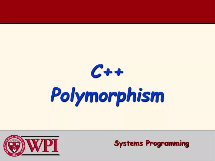 c polymorphism