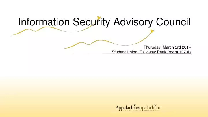 information security advisory council