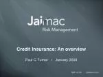 Credit Insurance: An overview - slide 1