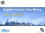 Regression Analysis - slide 1