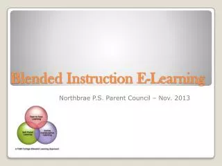 Blended Instruction E-Learning