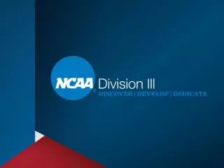 NCAA Division III Financial Aid Reporting Program and Self-Assessment 2012