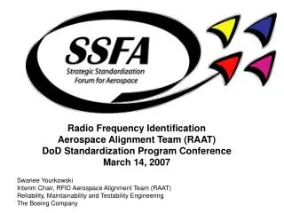 Radio Frequency Identification Aerospace Alignment Team (RAAT)