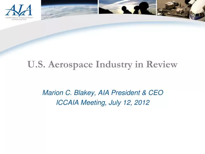 u s aerospace industry in review