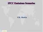 IPCC Emissions Scenarios - slide 1