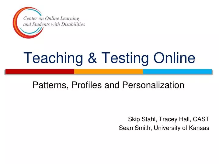 teaching testing online