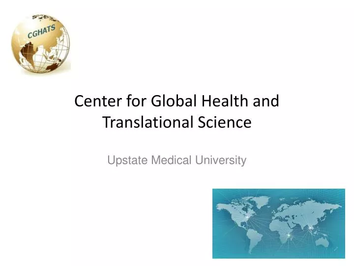 center for global health and translational science