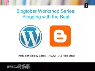 Blogtober Workshop Series: Blogging with the Best