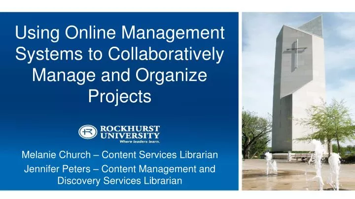 using online management systems to collaboratively manage and organize projects