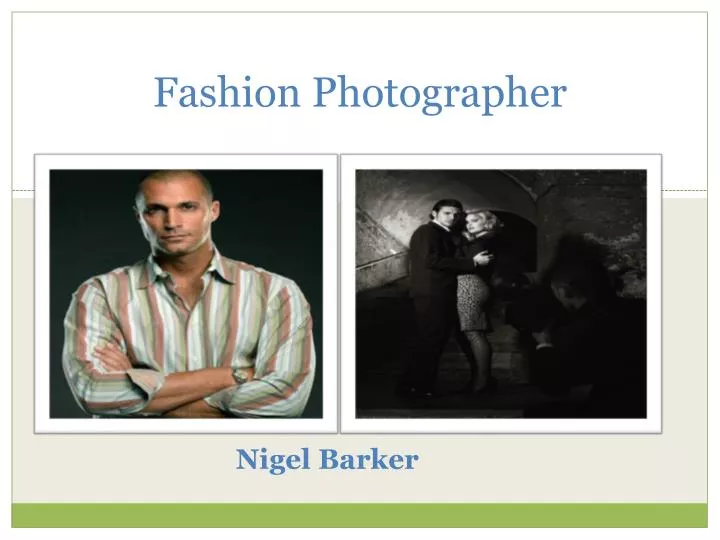 fashion photographer