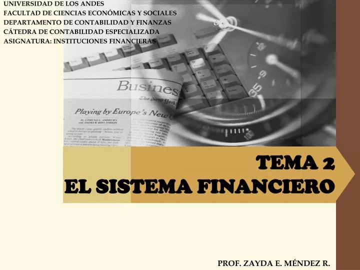 tema 2 el sistema financiero