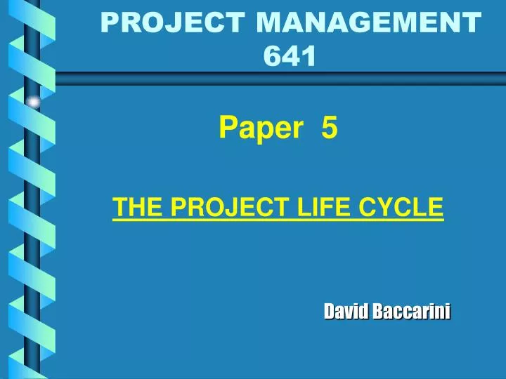 project management 641