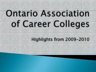 Ontario Association of Career Colleges