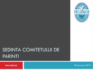 SEDINTA COMITETULUI DE PARINTI