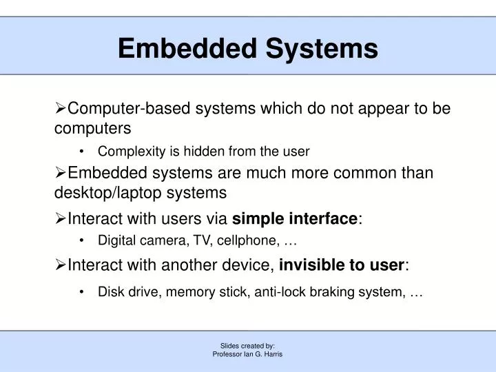 embedded systems