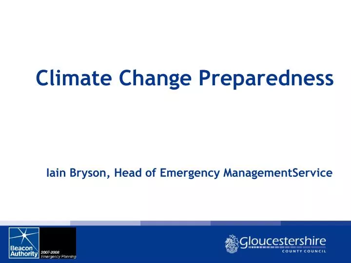 climate change preparedness