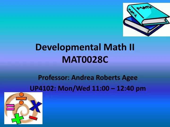 developmental math ii mat0028c