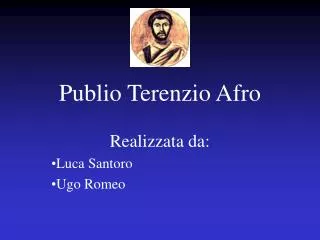 publio terenzio afro