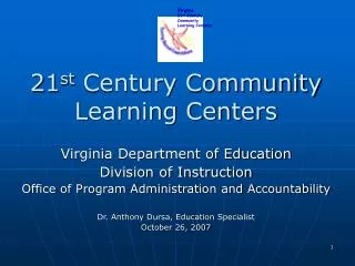 21 st Century Community Learning Centers