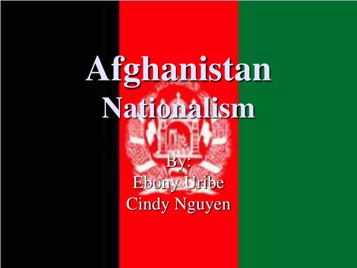 afghanistan nationalism