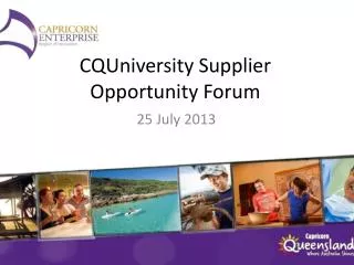 CQUniversity Supplier Opportunity Forum