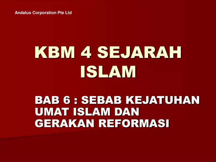 kbm 4 sejarah islam