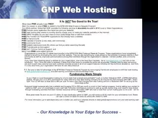 GNP Web Hosting