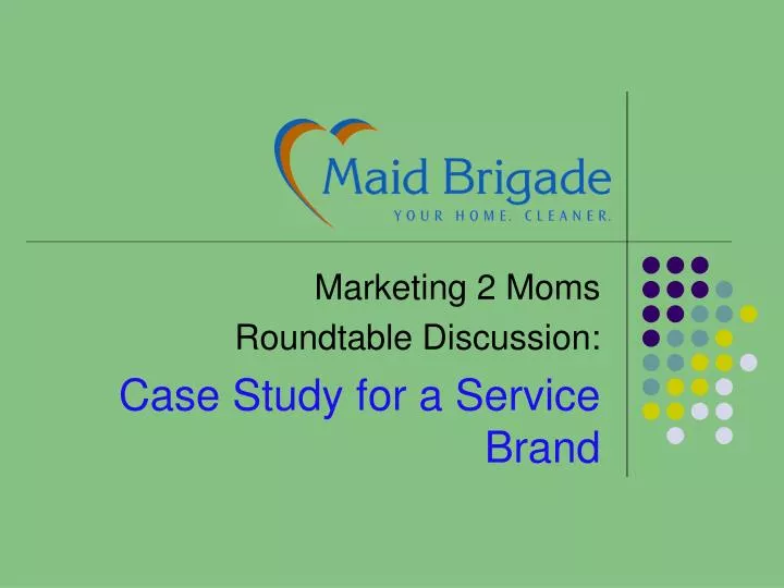 marketing 2 moms roundtable discussion case study for a service brand