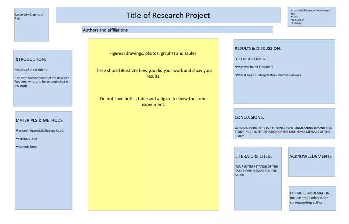 title of research project