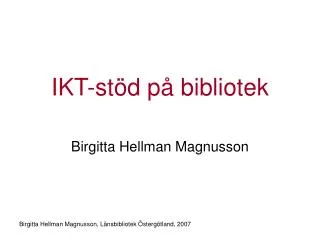ikt st d p bibliotek