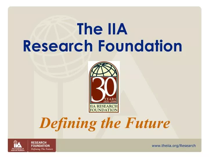 the iia research foundation