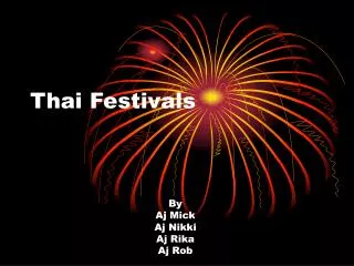 Thai Festivals
