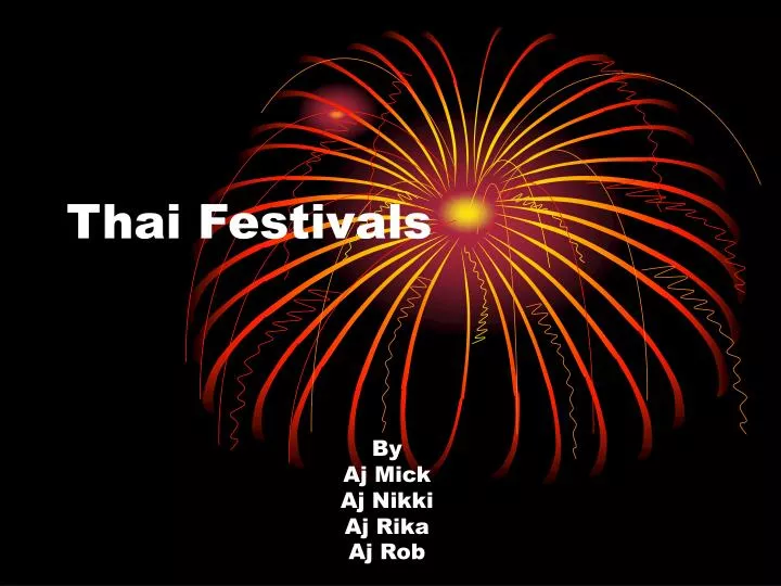 thai festivals