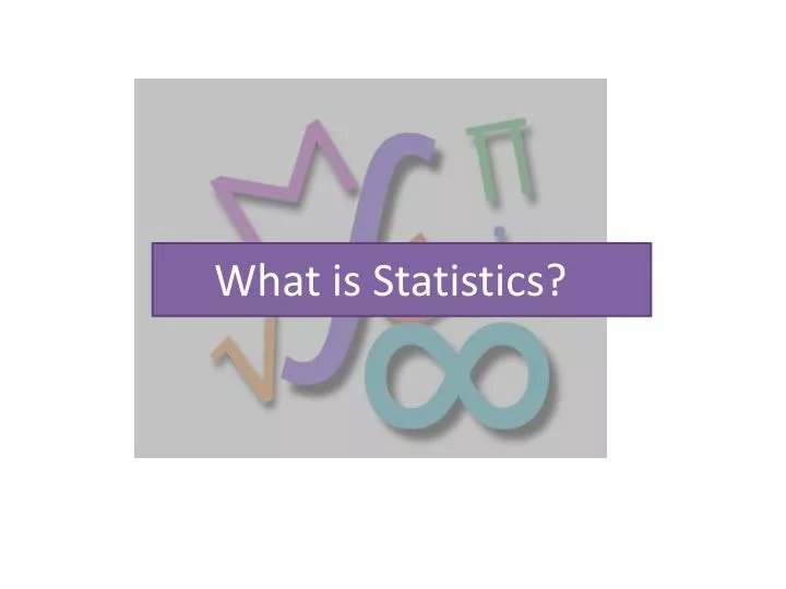 what is statistics