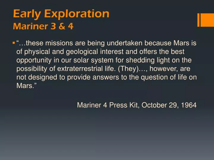 early exploration mariner 3 4