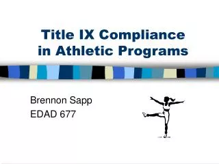 Title IX Compliance in Athletic Programs
