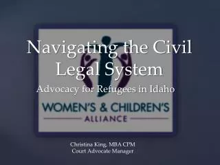 Navigating the Civil Legal System