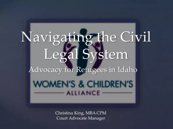 navigating the civil legal system