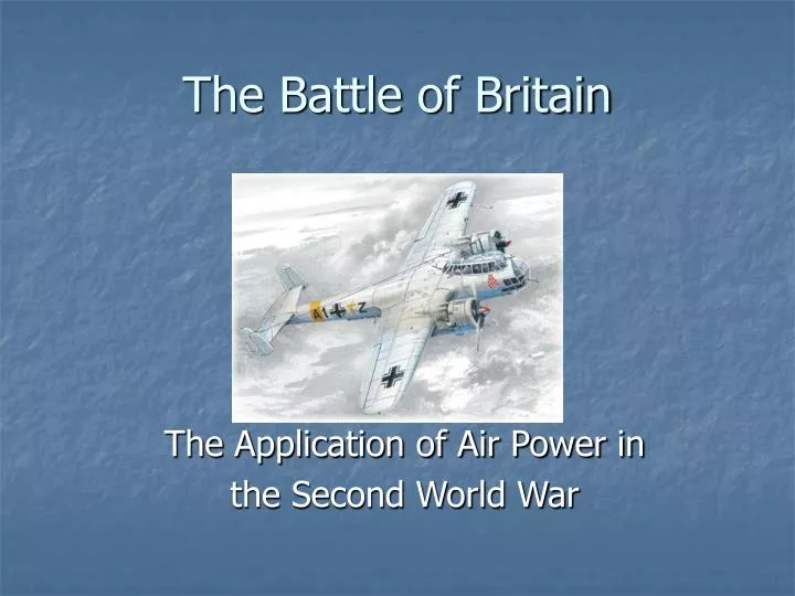 the battle of britain