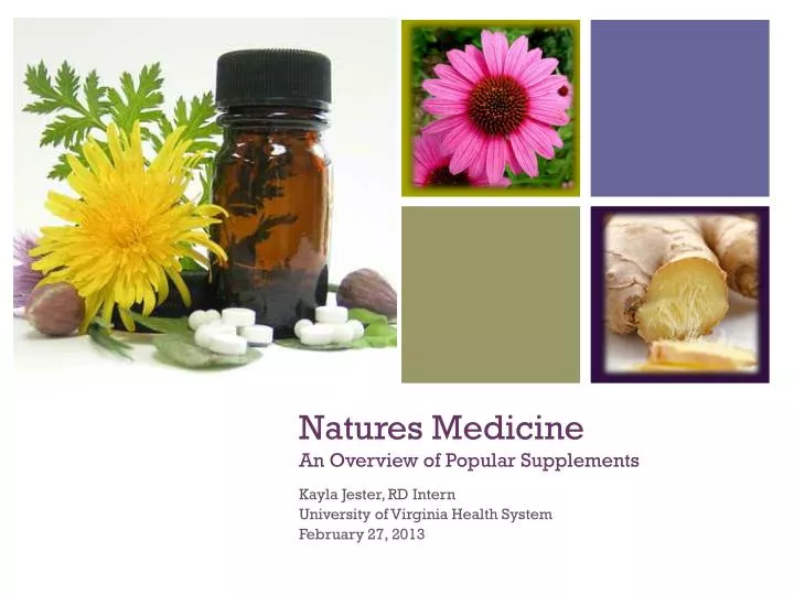 natures medicine an overview of popular supplements
