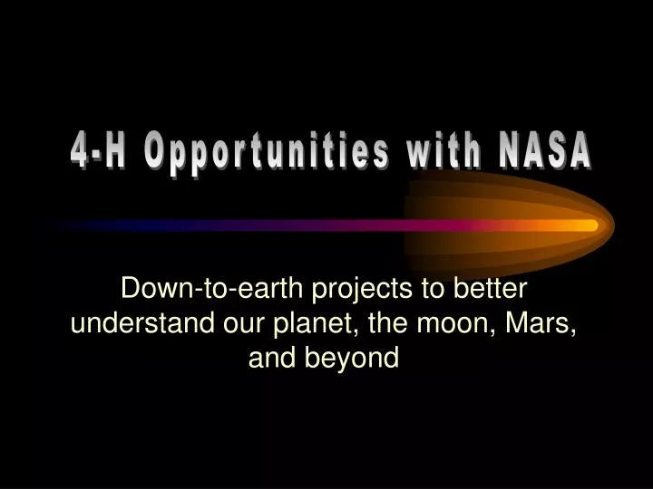 down to earth projects to better understand our planet the moon mars and beyond