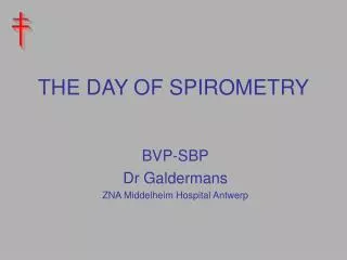 THE DAY OF SPIROMETRY